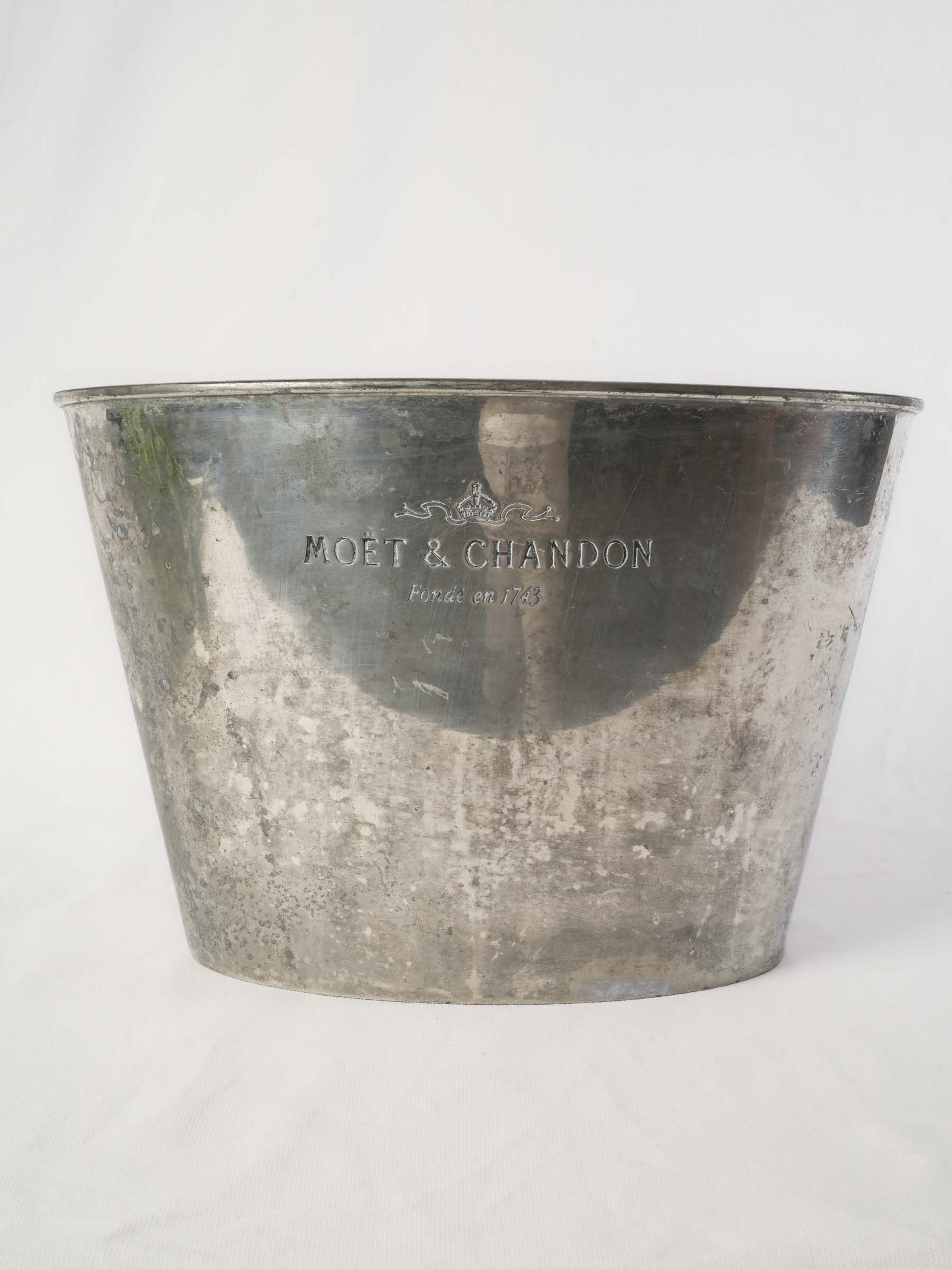French mid century Moët & Chandon double bottle champagne bucket