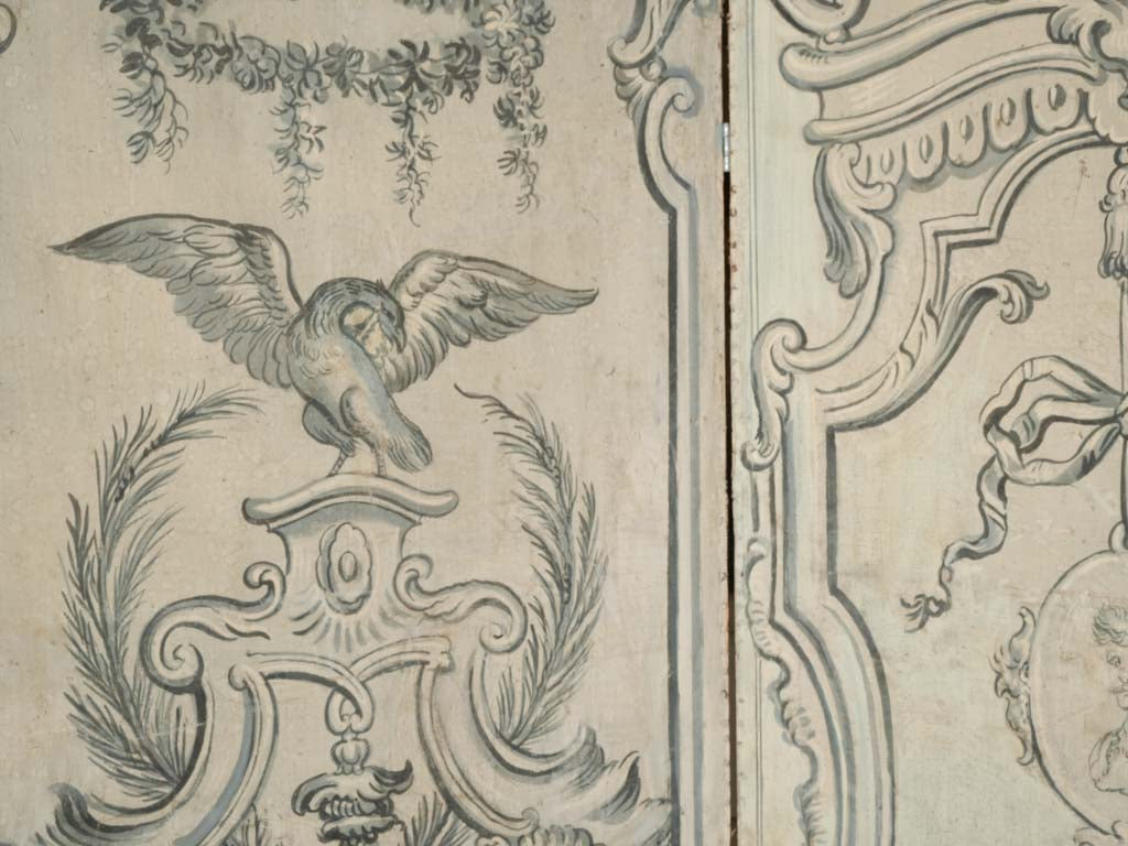 Decorative chateau masterpiece screen