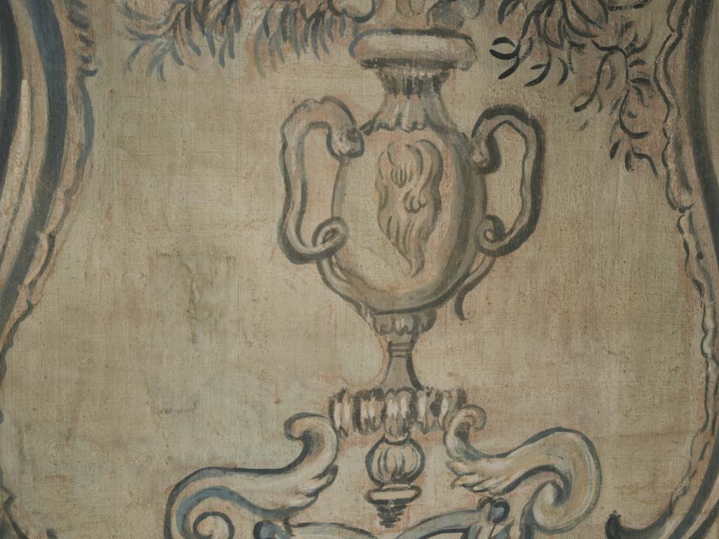 Classical urns folding screen