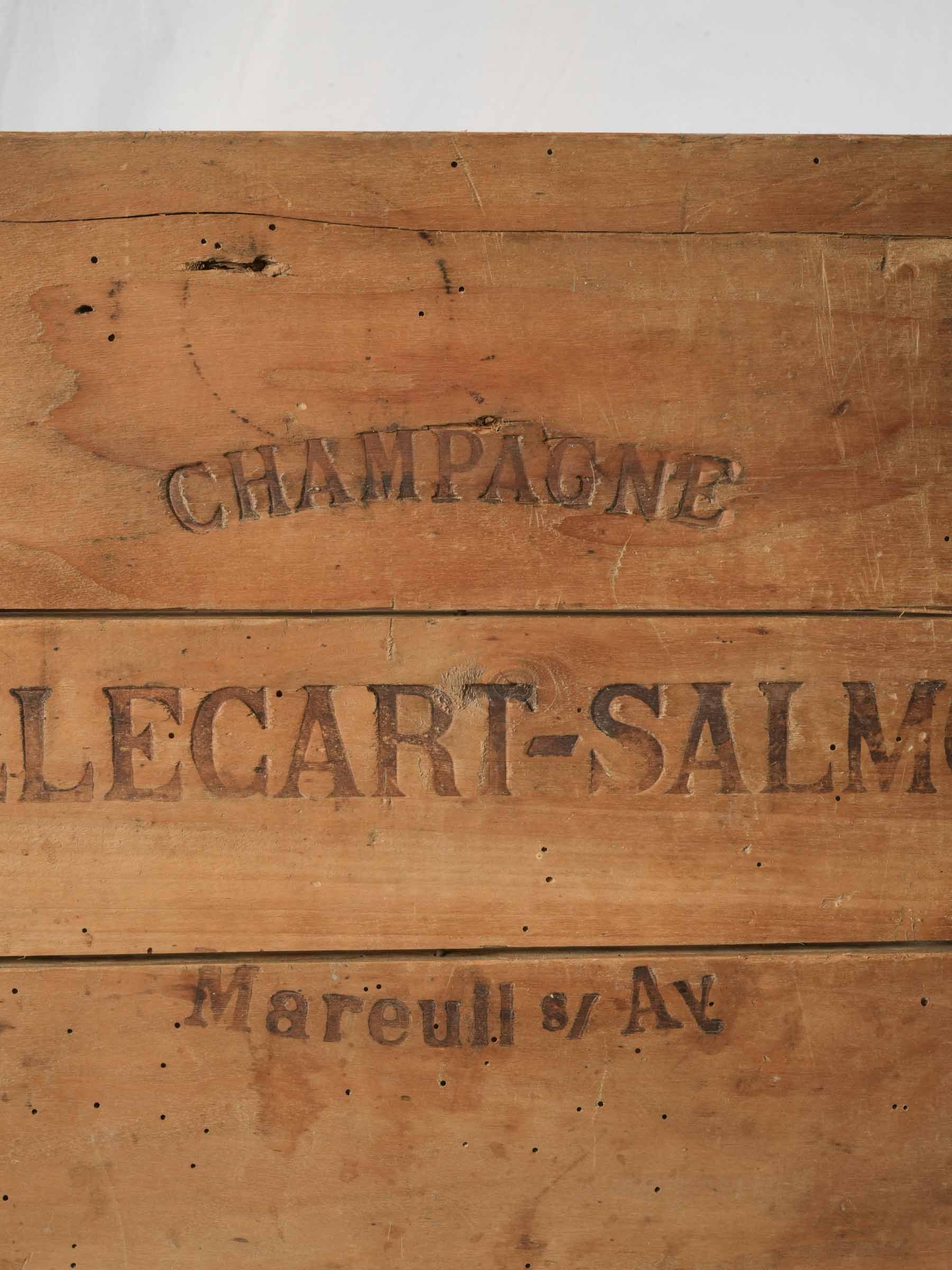 Mid 20th century Champagne crate - Billecart-Salmon