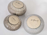 Artistically crafted French urchin vases