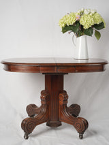 Vintage extendable mahogany dining table