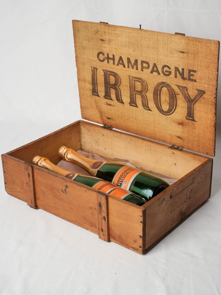 Honeyed finish wooden box  