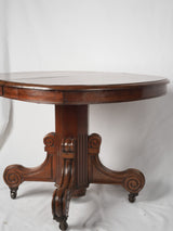Stylish extendable mahogany dining table