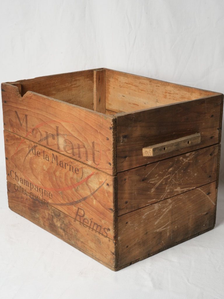 Rustic French shipping box  
