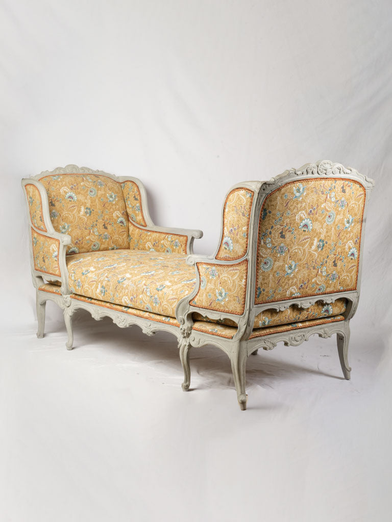 Rare Louis XV Period Duchesse en Bateau - Newly Upholstered - 79¼"
