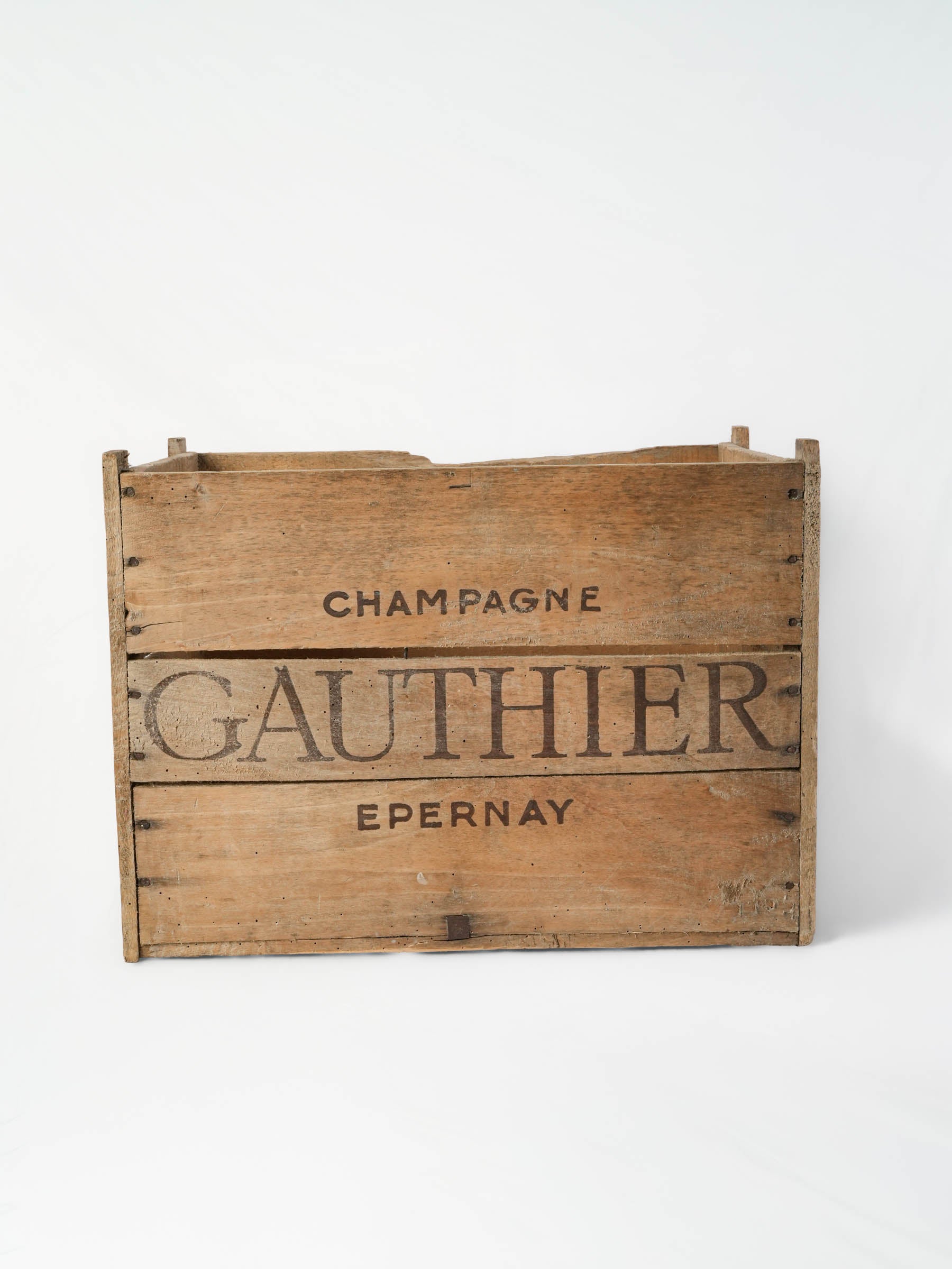 Mid 20th century French champagne shipping crate - Gauthier Épernay