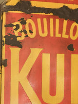 Large red bullion Kub sign 38½"