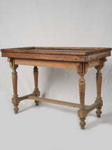 Rustic French natural finish oak table