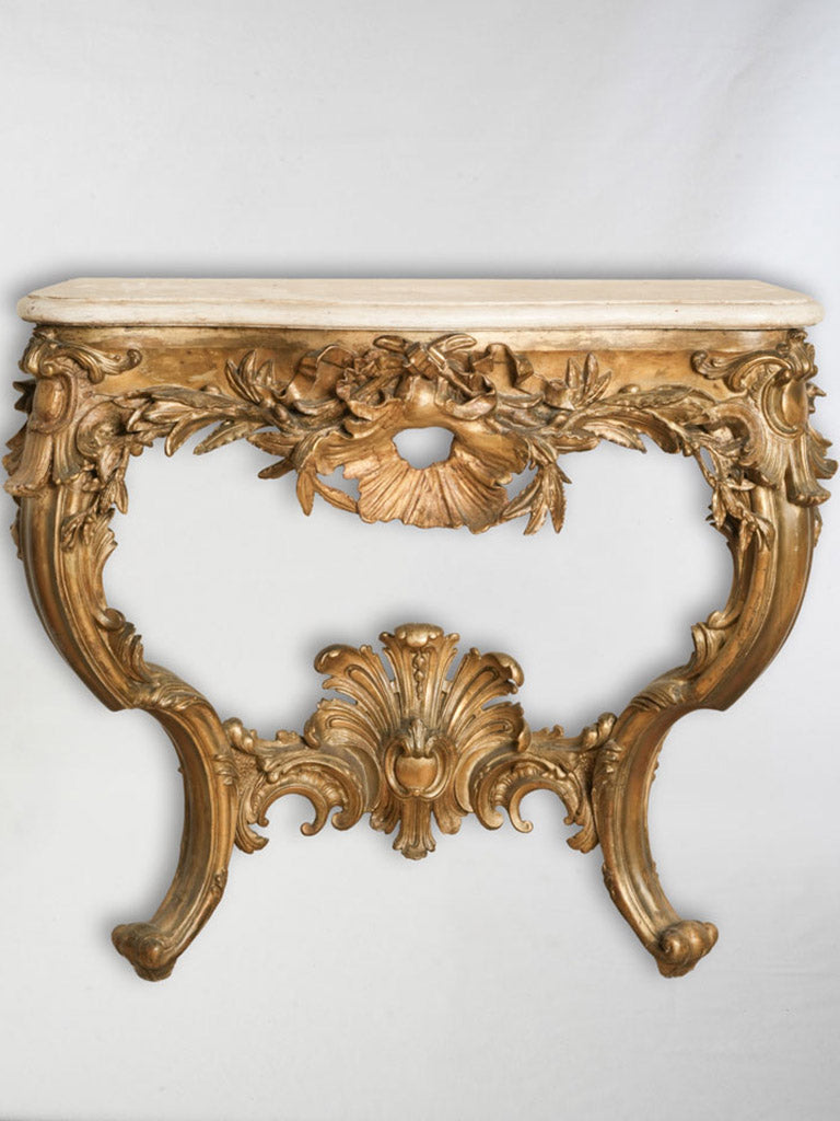 Vintage Rococo-style wall console