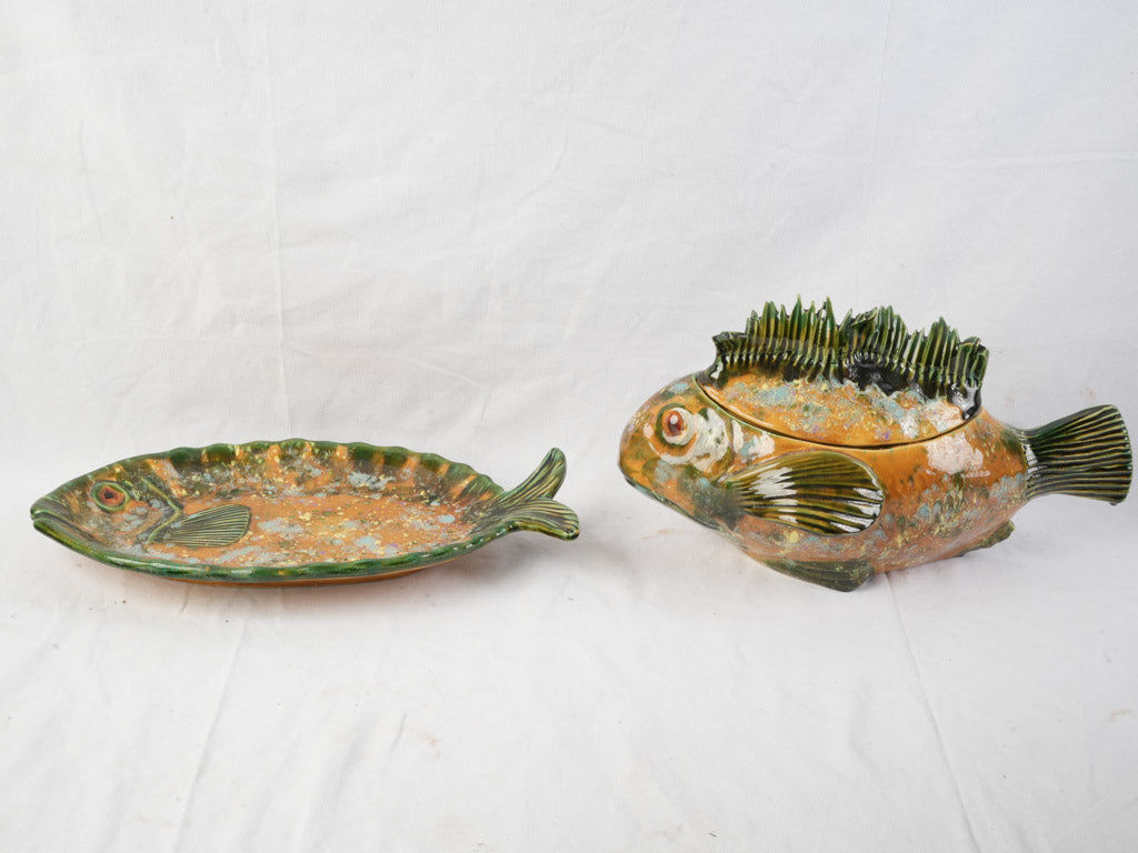 Volcanic surface textured ceramics  