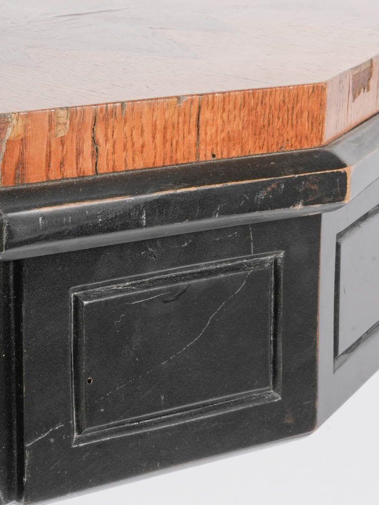 Lightly worn patina side table  