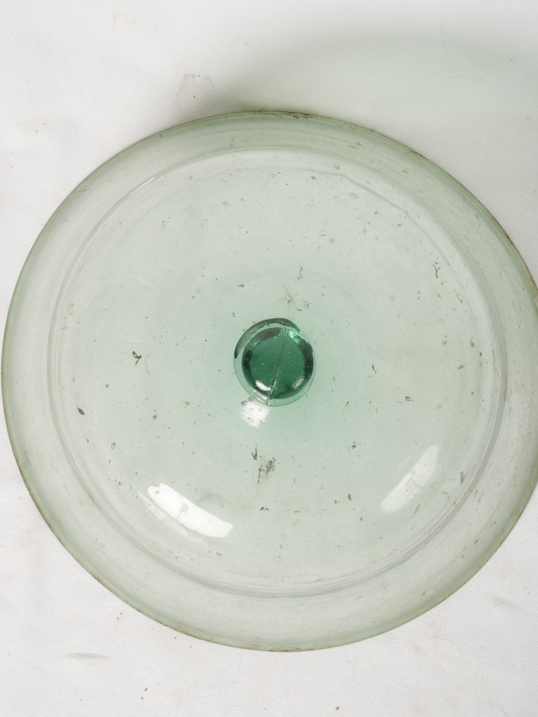 French nineteenth-century glass bell cloche