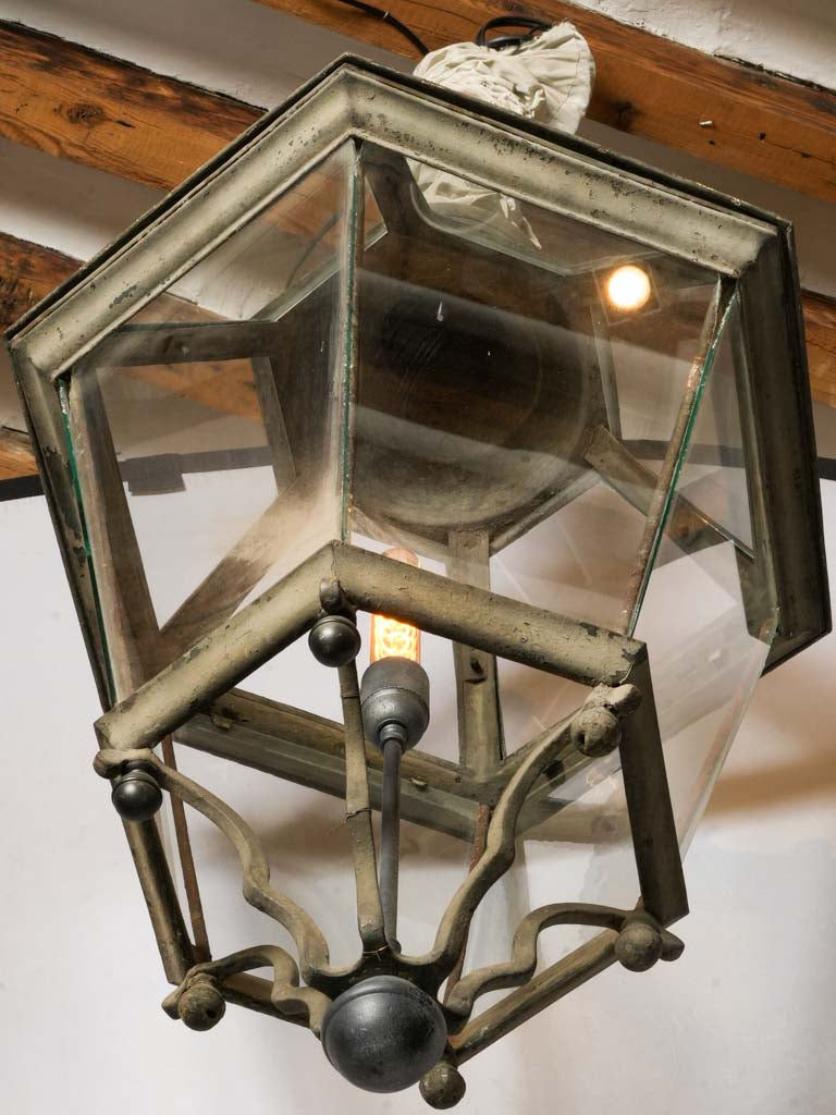 Decorative scrolled bracket lantern  