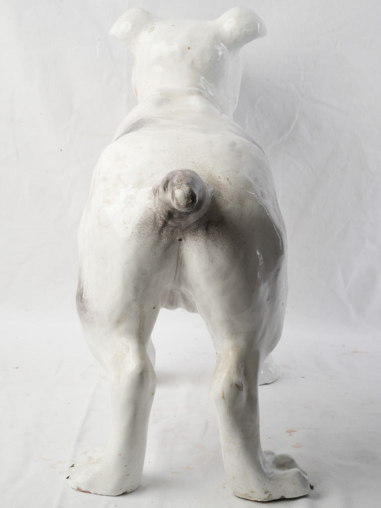 Timeworn 19th-century bulldog piece  