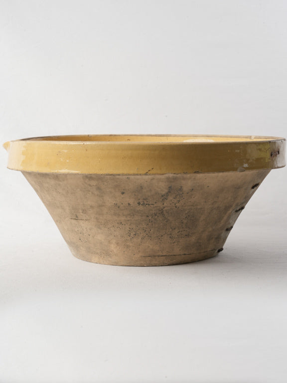 Rustic handcrafted Provence pottery piece  