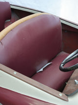 Heirloom-quality aged tole collectible car