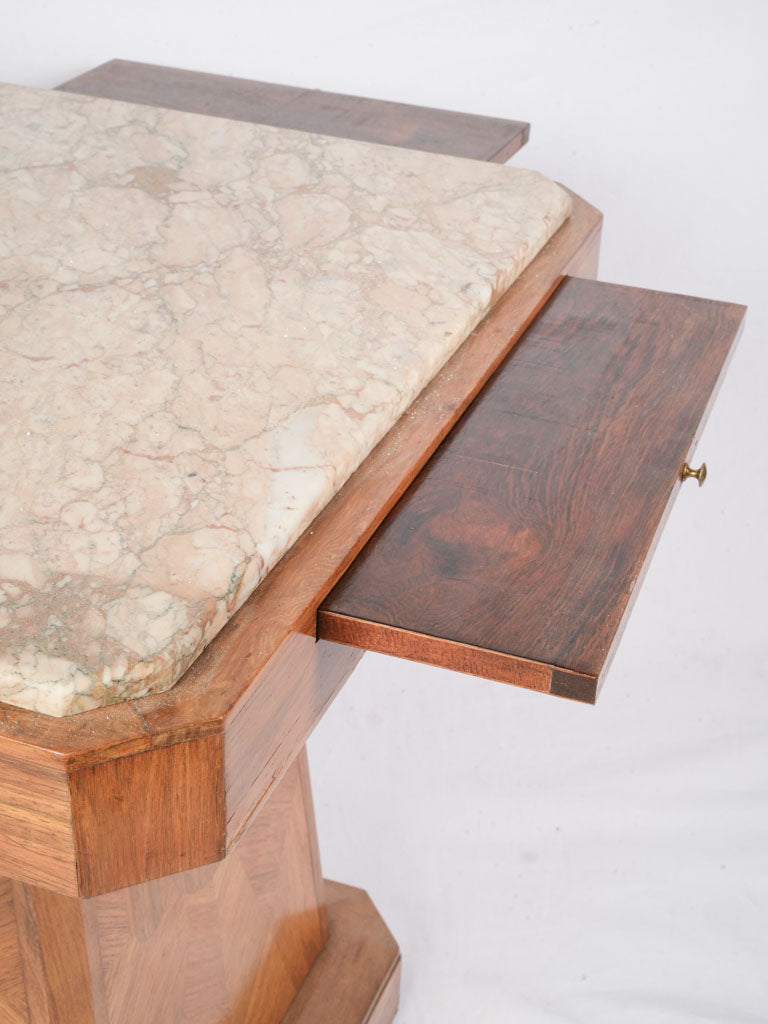 Soft cream mahogany table  