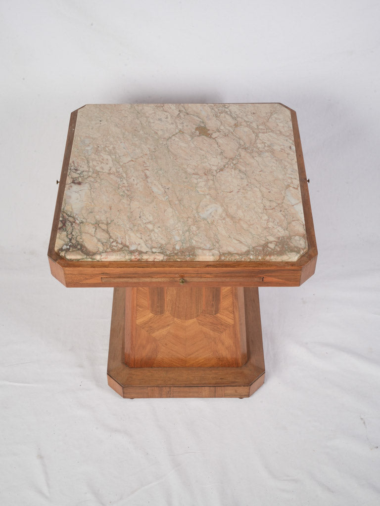 Low-profile Art Deco table  