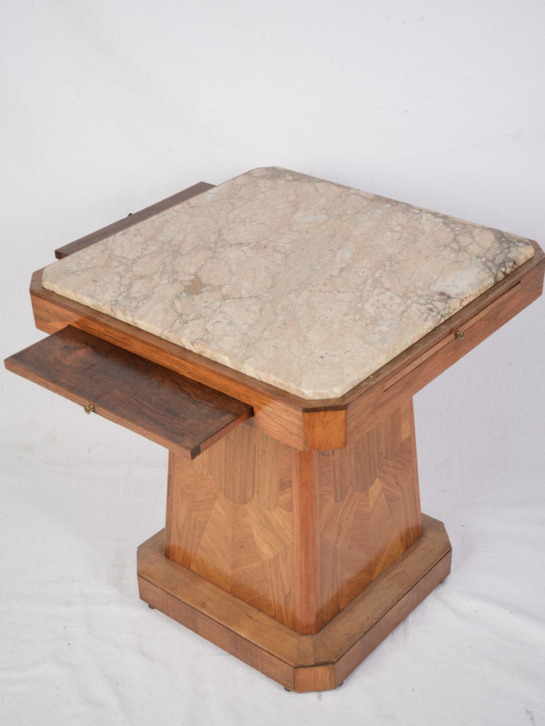 Marble top side table  