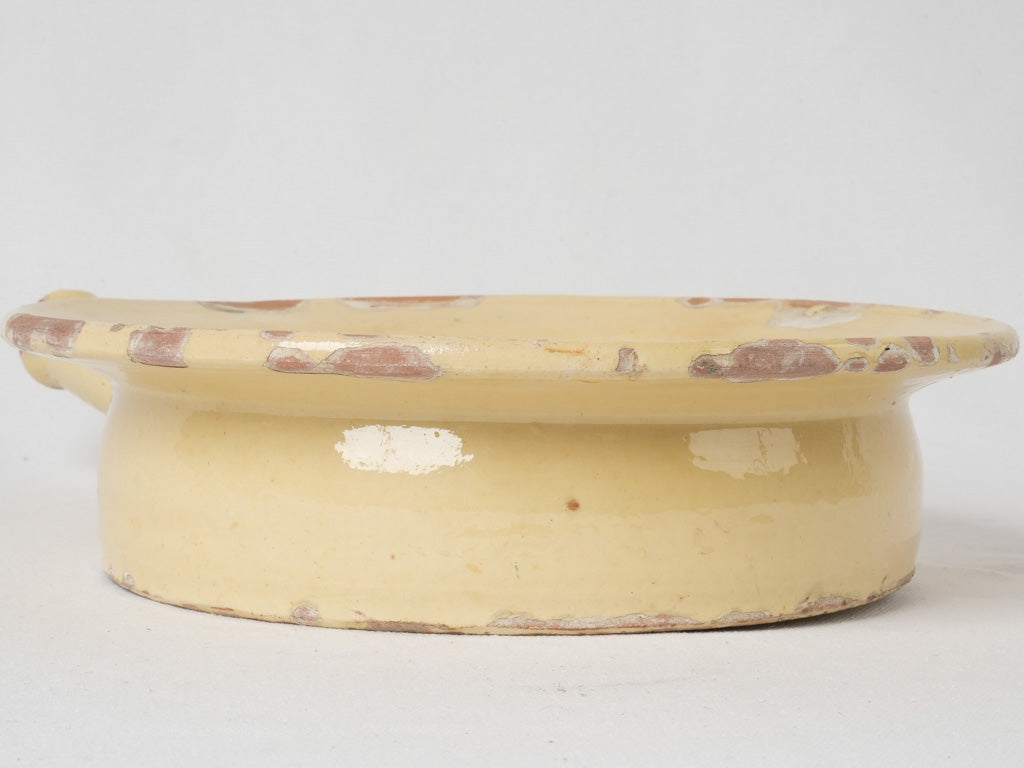 French, vintage, glazed, collectible, chamber pot