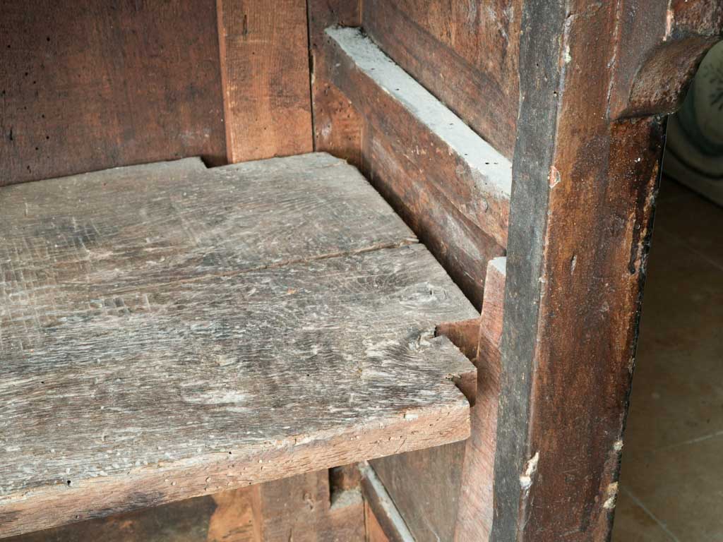 Late 19th Century Walnut-Finished Pine Store Counter with Coin Slot Detail - 57"