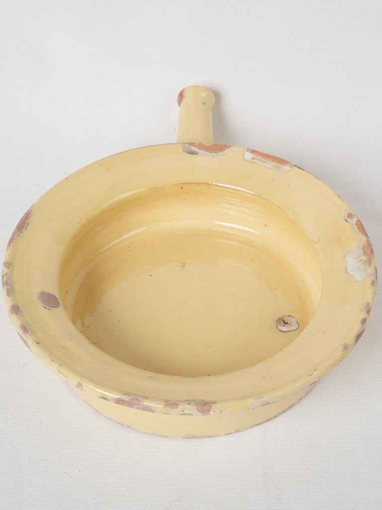 Vintage, collectible, French, pottery, chamber pot