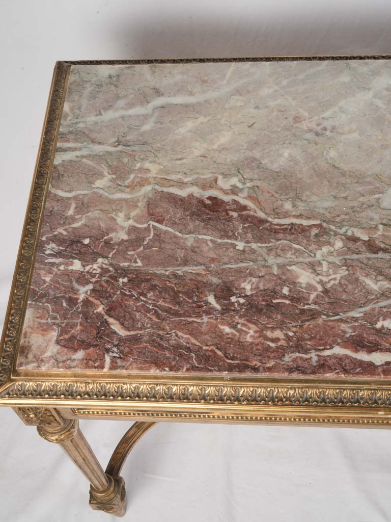 Finely crafted fluted leg table  