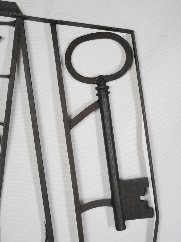 French Hand-Forged Blacksmith Sign circa 1940 - 62½"