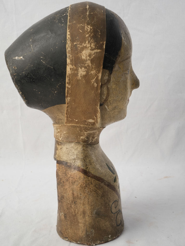 Decorative 19th-century headdress stand