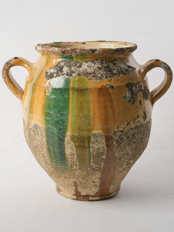 Antique French terracotta jar  