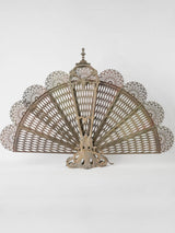 19th century fan chimney screen 23¾" x 33½"