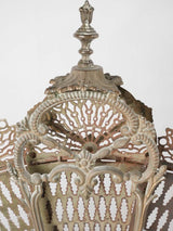 19th century fan chimney screen 23¾" x 33½"