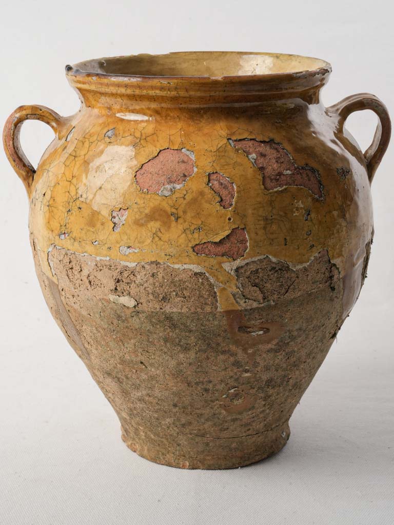 19th-Century French Rustic Confit Pot - 11¾"