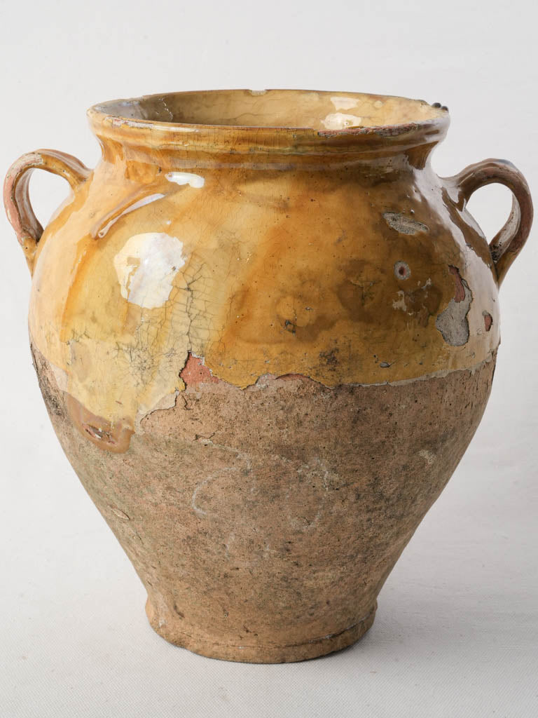 19th-Century French Rustic Confit Pot - 11¾"