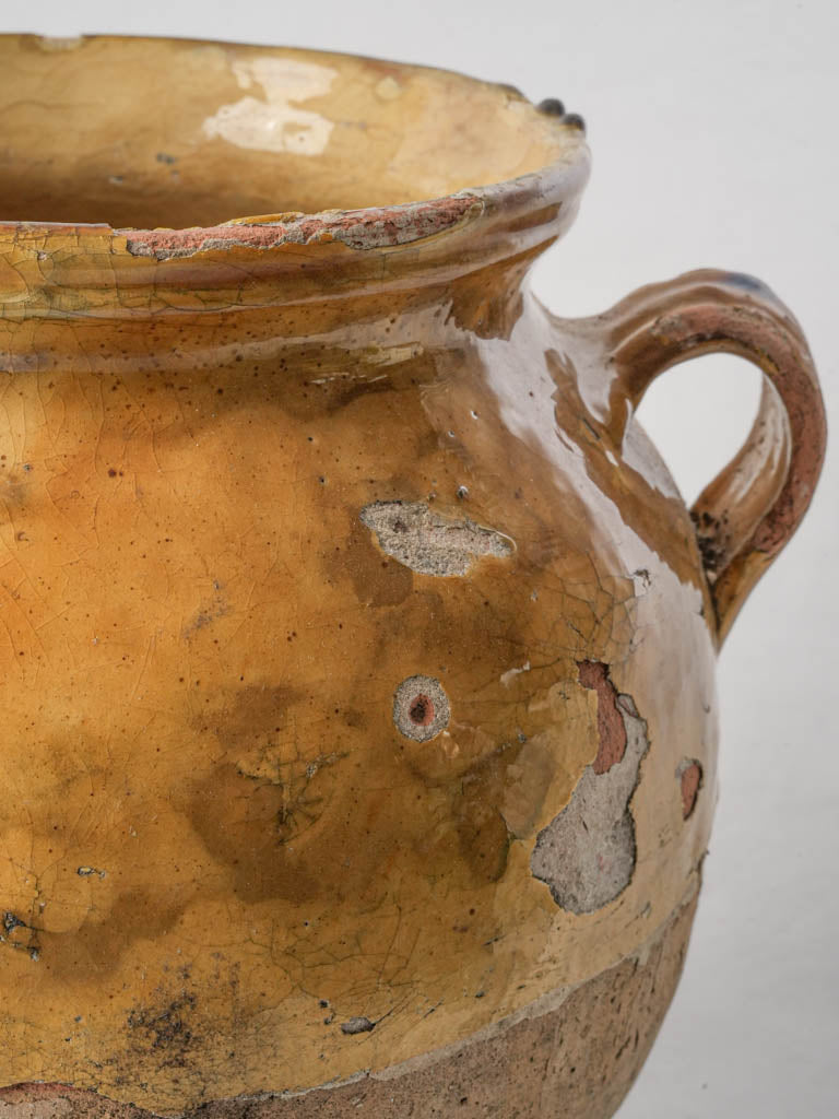 19th-Century French Rustic Confit Pot - 11¾"