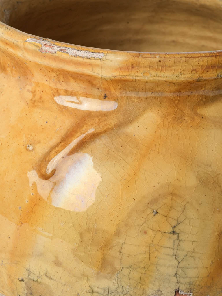 19th-Century French Rustic Confit Pot - 11¾"