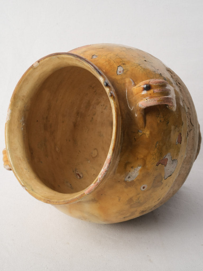 19th-Century French Rustic Confit Pot - 11¾"
