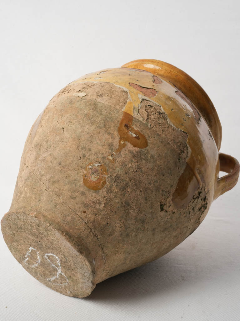 19th-Century French Rustic Confit Pot - 11¾"