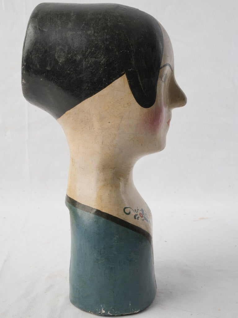 Sculptural French vintage bust  
