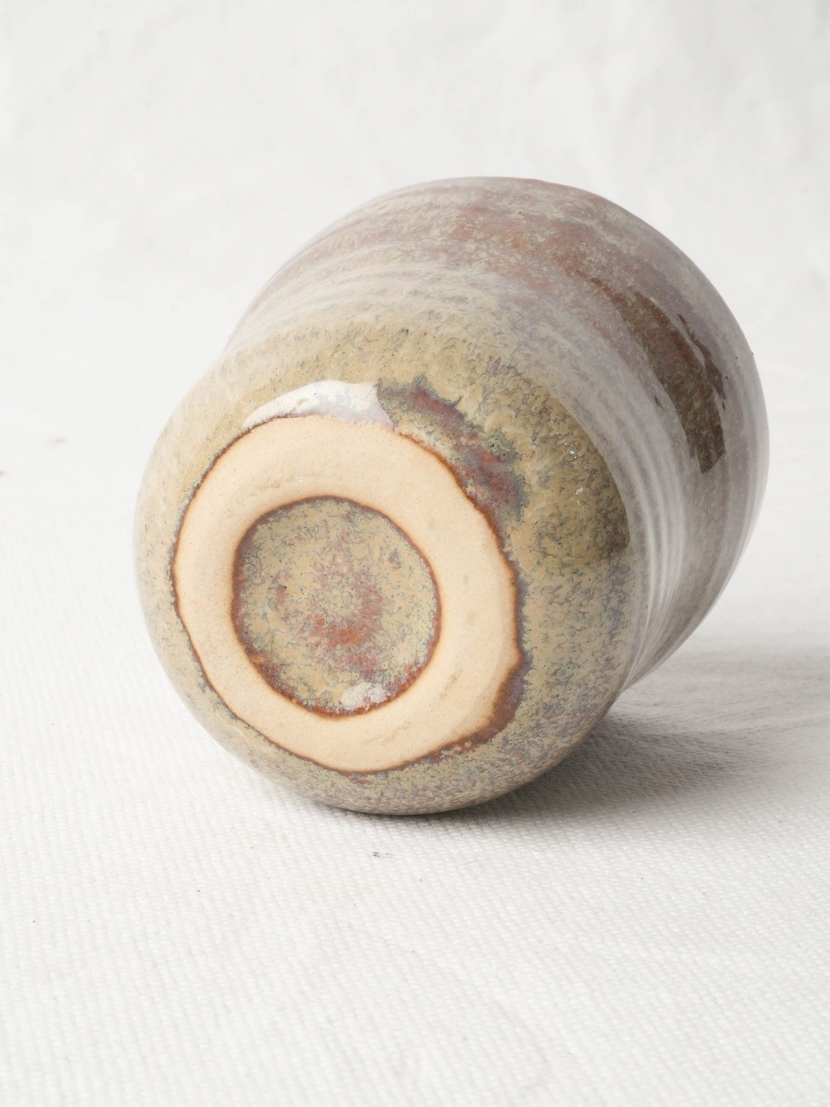 Handmade Espresso Cup with Ocher Glaze