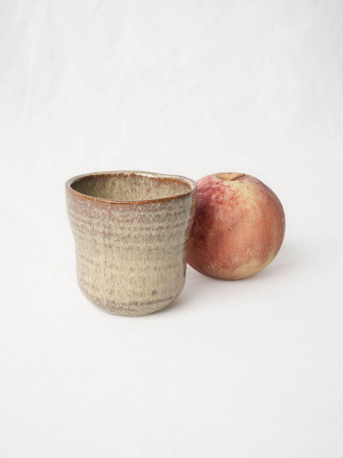 Handmade Espresso Cup with Ocher Glaze