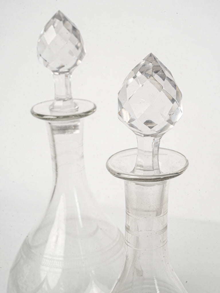 Historic French Crystal Port Glasses  