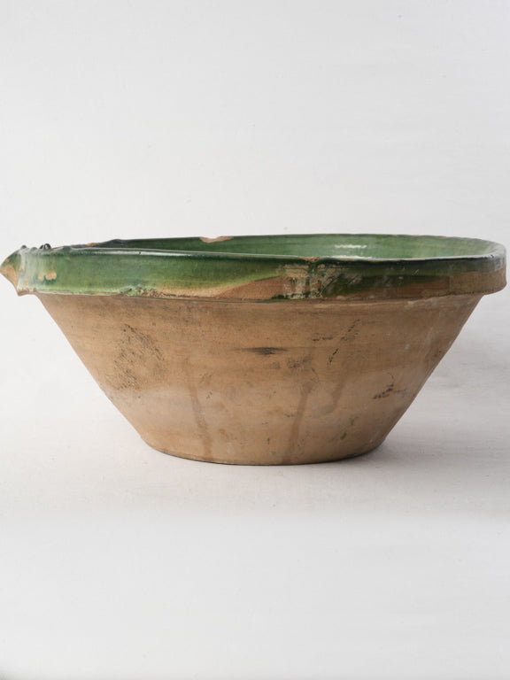Rustic unglazed clay Tian bowl  