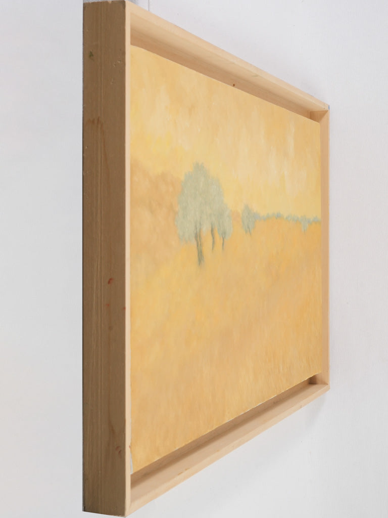 Vibrant color palette modern art canvas