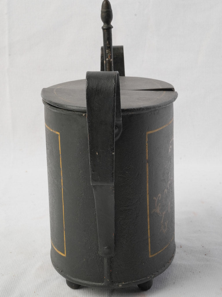 Vintage ball-footed egg caddy  