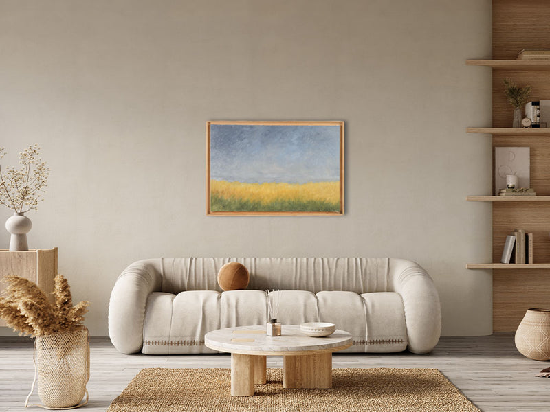 Contemporary landscape painting by Karibou - "L'infini" 26" x 37¾"