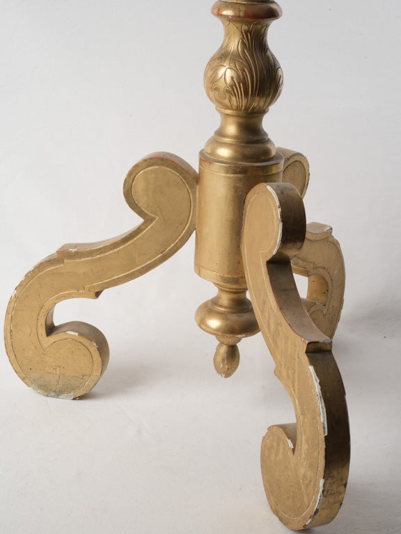 Antique gilding baluster stand