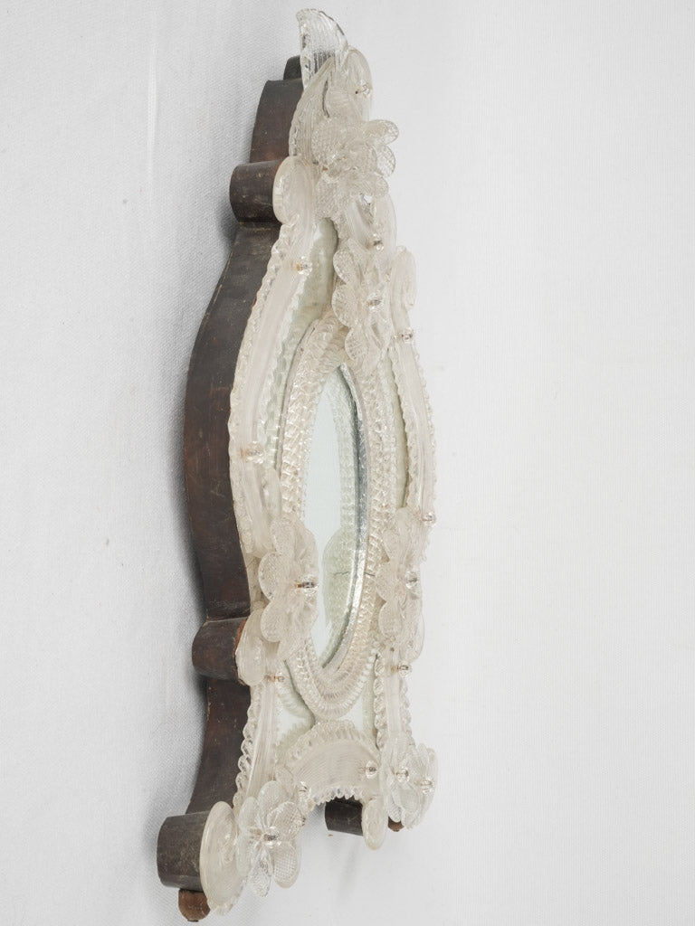 Exquisite 1940s small Venetian mirror