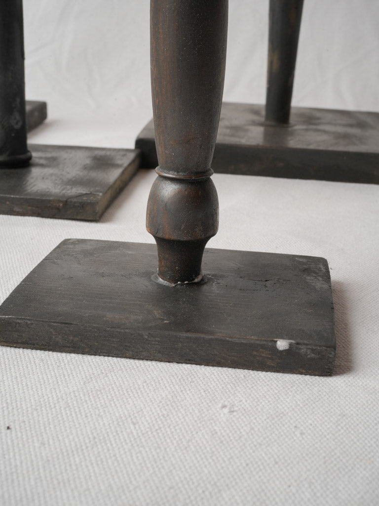 Set of 5 Decorative French Hat Stands Created from Salvaged Elements - 27½"